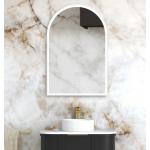 LED Archie 900(H)x600(W) White Metal Frame Mirror LED Archie 900(H)x600(W) White Metal Frame Mirror
